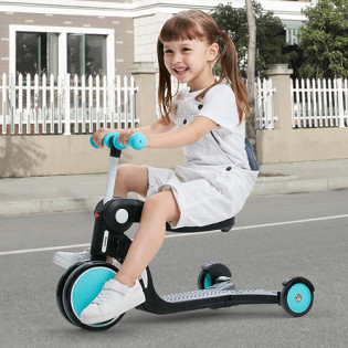 Bebehoo five-in-one transforming stroller Red